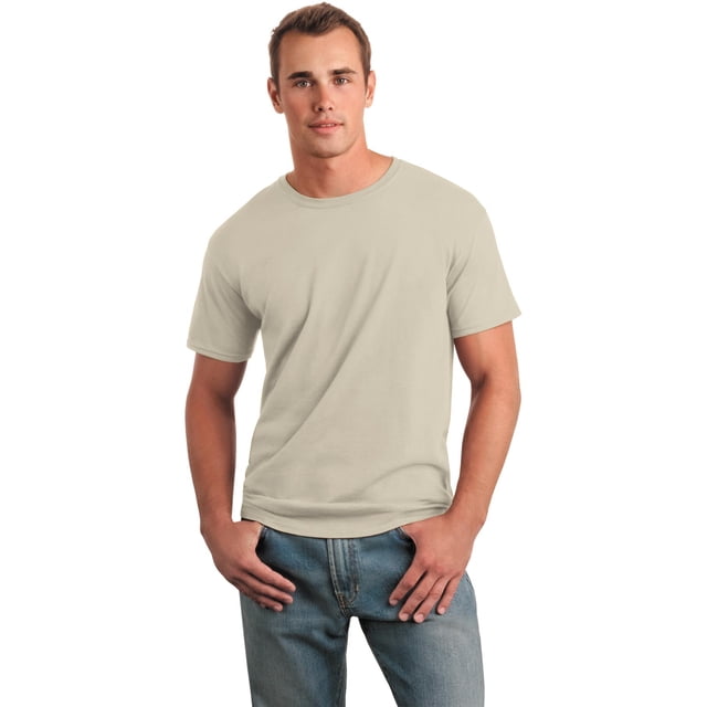 Gildan Men's 100 Percent Cotton Short Sleeve T-Shirt. 64000