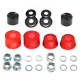 thumbnail image 2 of jinwen Skateboard Bushings Washers Cups Nuts clear red 11mm, 2 of 6