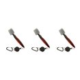 thumbnail image 2 of VONKY Stainless Steel Golf Club Brush Portable Handheld Replacement Solid Color Telescopic Double-sided Ball Brushes Red with Lid 3Set, 2 of 6