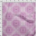 thumbnail image 4 of oneOone Rayon Fuschia Pink Fabric Geometric Craft Projects Decor Fabric Printed By The Yard 56 Inch Wide, 4 of 4