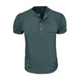 thumbnail image 4 of Wancir Chemises pour Hommes Liquidation Vente Mode Homme Chandail Décontracté Uni Manches Longues Col Rond Blouses, 4 of 5