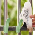 thumbnail image 1 of Chmadoxn Shoe Rack for Closet, Balcony Drying Shoe Rack Gods Avert Theft Window Guardrail Rod Window Drying Rack Window Window Sill Outdoor Drying Sandals Racks Plas tic hanging Shoe Rack, 1 of 6