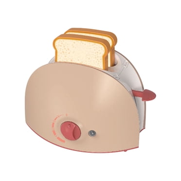 pink Kids Pretend Play Kitchen Toy Set Simulate Small Appliances Mini Toaster For Role Play 5.90 X 3.54 X 4.72 Inches For Children Age 6 And Up