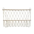 thumbnail image 3 of Abbracc Wall Hanging Net Plush Toy Net Handwoven Boho Macrame Stuffed Animal Hammock White, 3 of 9