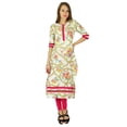 thumbnail image 2 of Phagun Kurta Bollywood Indienne de Designer pour Femmes Kurti Ethnique Tunique en Coton Robe, 2 of 5