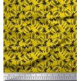 thumbnail image 1 of Soimoi Rayon Fabric Palm Tree & Pine Fruits Print Sewing Fabric Yard 42 Inch Wide, 1 of 3