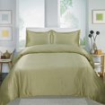 thumbnail image 1 of Home Sweet Collection 3 PC Solid Egyptian Cotton Duvet set (Queen, Sage), 1 of 1