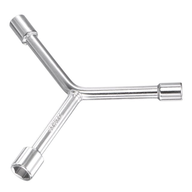 Unique Bargains Clé à Douille Hexagonale à 3 Voies de Type Y, Outil de Réparation Combiné 8 mm 10 mm 12 mm, 3,5 Po