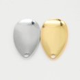 thumbnail image 3 of 20x Metal Spinner Blades Smooth Finish Fishing Lure diy making kit Making DIY Kit B Gold, 3 of 9