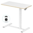 thumbnail image 1 of Bureau Debout Mobile en Forme de C, Table de Lit Réglable en Hauteur pour Ordinateur Portable pour Hôpital, Bureau, Maison, Table d'Appoint Portable de Chevet Ou de Sofa avec Roues Dissimulées, 1 of 9
