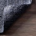thumbnail image 3 of Aizza Trends 2.6x12 Ft Navy Blue Jute Area Rug, Boho Chic Natural Jute Area Rug - Hand-Braided, Rustic Farmhouse Decor for Living Room Carpet,, 3 of 3