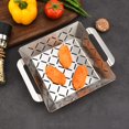 thumbnail image 3 of Plateau de Cuisson en Acier Inoxydable BBQ Barbecue Plaque Anti-Fuite Filet Panier Outils de Barbecue, 3 of 6