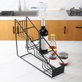 thumbnail image 1 of YAOMOBB Minimalist Coffee Syrup Storage Minimalist Black Metal Coffee Syrup Rack Storage 4 Layers Bottle Organizer Holder for Coffee Bar, 1 of 7
