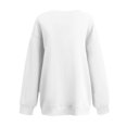 thumbnail image 5 of Breezora Chandail à Capuchon à Poche Surdimensionné pour Femmes, Col Rond, Chandail Décontracté Confortable, Taille P, Blanc, 5 of 5