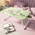 thumbnail image 4 of Bed Folding Table Lap Reading Desk Bed Folding Table Portable Cute Breakfast Tray Lap Standing Notebook Desk For Home Dormitory, 4 of 5
