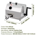 thumbnail image 3 of Kojooin Commercial Sugar Cane Juicer, Commercial Sugar Cane Press with 3 Stainless Steel Rollers, 2.4" Large Inlet, 3 of 8