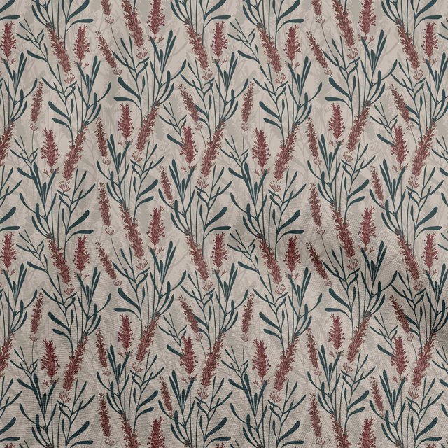 oneOone Polyester Spandex Tawny Brown Fabric Floral Sewing Craft Projects Fabric Prints By Yard 56 Inch Wide