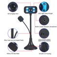 thumbnail image 2 of EGNMCR Caméra Web HD à DEL pour Ordinateur de Bureau PC Vidéo Usb avec Microphone Vision Nocturne Caméra Objectif d'Ordinateur, 2 of 8