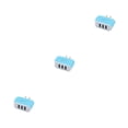thumbnail image 2 of crativent Wall Charger 3 Port Universal Lightweight Compact USB Power Adapter Phone Charging Cell Cameras MP3 Gift Mobile Blue 3Set, 2 of 6