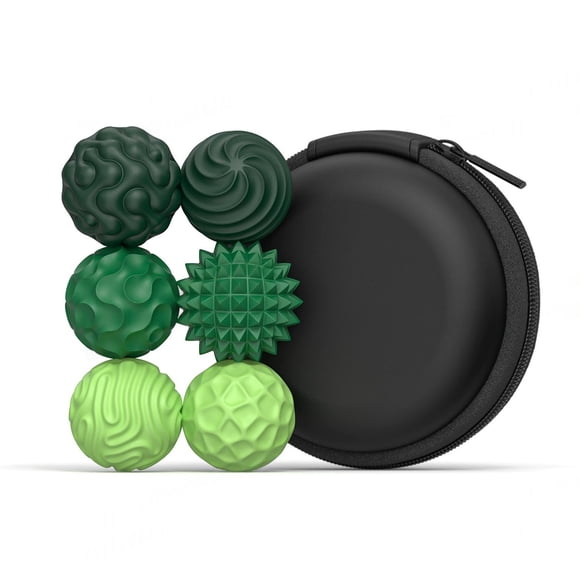 Hand Massage Set for Deep Tissue Muscle and Stress Release with Portable Carry 6PCS