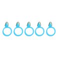 thumbnail image 3 of Rod 5pcs Fishing Rod Hook Secure Holder Rubber Circle Stainless Steel Fishing Pole Hook Keeper, 3 of 7
