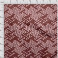 thumbnail image 4 of oneOone Viscose Chiffon Maroon Fabric Geometric Sewing Craft Projects Fabric Prints By Yard 42 Inch Wide, 4 of 4