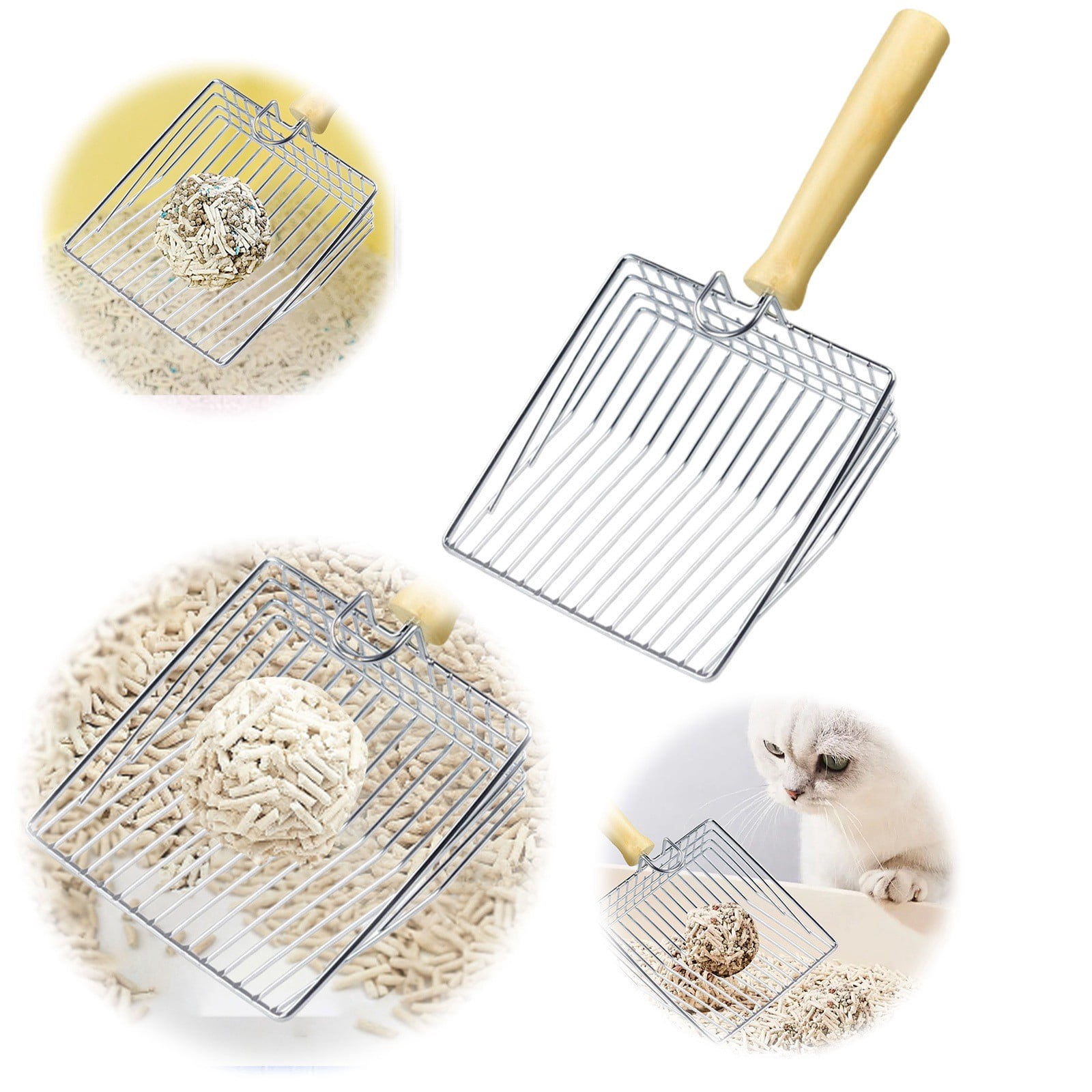 Extra Large Heavy Duty Cat Litter with Hanging Design Ultimate Clumping and Easy Tool