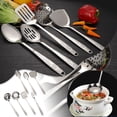 thumbnail image 5 of Classification de Produit Ustensiles de Cuisine - Ensemble de Pièces de Vaisselle de Cuisine Non en Acier Inoxydable pour Riz et Soupe Spatule de Friture Épaissie Allongée, 5 of 5