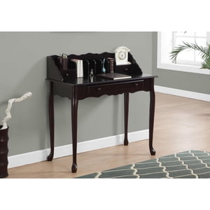 Monarch Specialties Bureau d'ordinateur, Bureau à la maison, Ordinateur portable, Tiroirs de rangement, 36"l, Travail, Bois, Brown, Traditionnel