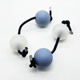 thumbnail image 2 of Oeufs de Sable Asalato Agitateurs Africains Rythme Balle de Bout des Doigts Instrument de Percussion, 2 of 9