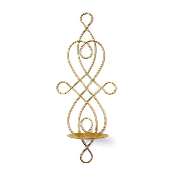 Elegant Wall Candle Sconces Holders Swirling Hanging Wall Mounted Decorative Candle Sticks Long Holder Tall Glass Candle Holders Glass Flower Candle Holder Fall Candle Holder Dinner Holders