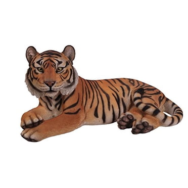 Hi-Line Gift Statue de Tigre Allongé, Jaune