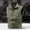 Khaki, variant on LOVZFMLL Jackets for Men Summer Men's Casual Fashion Solid Color Sleeveless Stand-up Collar Top Waistcoat