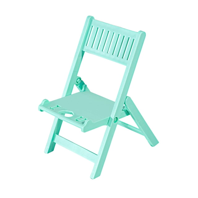 Mobile Phone Bracket,Flat Chair Shape,Office Desk Accessories,Fits All Phones,Height Increasing Stand,Sturdy Plastic,Foldable,Portable,Decorative,for Watching Videos,Video Calls,Travel,Home Office