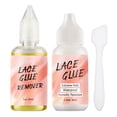 thumbnail image 1 of Rbaofujie Colle pour Perruque Ensemble de Trois Pièces, Extensions de Cheveux Sans Vestiges Colle pour Perruque Couvre-Chef en Dentelle Colle de Rideau pour Cheveux Invisible Colle Forte n'Abîme Pas la Peau, 1 of 9