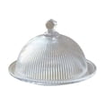 thumbnail image 4 of Hearth & Gear Clear Cake Dome With Base Transparent Cake Display Stand With Lid For Desserts Pastries And Cooking Sheets for Oven Small Easy Bake Oven Spatula Large Baking Sheet Wire Sheet Pan Rack, 4 of 5