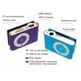 thumbnail image 3 of Mini Lecteur MP3 Portable USB Mini Clip MP3 Étanche Sport Compact Métal Lecteur de Musique MP3 avec Emplacement pour Carte TF, 3 of 7