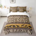 thumbnail image 2 of YST Cowhide 7Pcs Bed In A Bag Leopard Print Bed Set Twin,Western Tribe Aztec Bedding Set with Comforter Farmhouse Wild Animals Cushiom Covers Exotic Rustic Sheet Set for Adults, 2 of 5