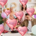 thumbnail image 4 of EGNMCR Room Decor, Home Decor, Wall Decor 10pcs Heart Foil Balloons - 18inch Heart Shape Mylar Balloons For Romantic Love Valentine Is Day Wedding Birthay Party Decorations the Balloons, 4 of 7