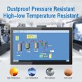 thumbnail image 2 of GreenTouch 15.6 Inch High Resolution Monitor, Front IP65 Panel Rugged Metal Case Display,1920x1080, 2 of 7