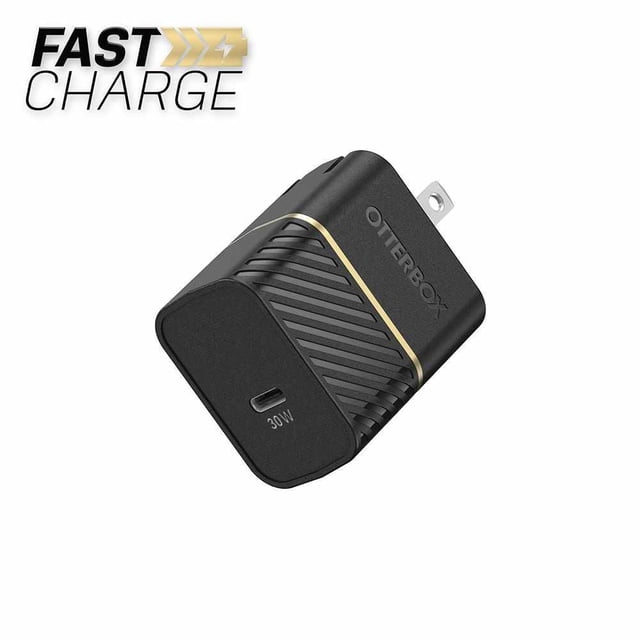 Otterbox Chargeur Mural Premium Fast Charge PD USB-C 30W GaN Noir
