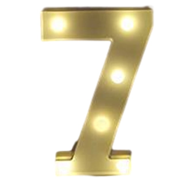 TopLLC Light Up Letters , LED Letters Lights Sign Alphabet And Number Big Lights Letter For Party Birthday Bar Battery Powered Christmas Decor Letter Lights on Clearance
