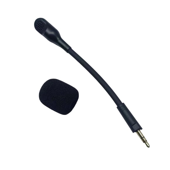 CUITING Stereo External Microphone Use For Headphones Detachable Plug In Aux Mic For PC Laptop Phone