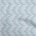 thumbnail image 1 of oneOone Polyester Spandex Light Blue Fabric Writing Font Sewing Craft Projects Fabric Prints By Yard 56 Inch Wide, 1 of 4