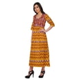 thumbnail image 2 of Moomaya Kurti Ligne A pour Femmes Kurti Longue Imprimée Robe Haut Indien pour Femmes, 2 of 5