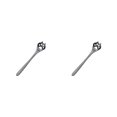 thumbnail image 1 of Ruiboury Exquisite Stainless Steel Mixing Spoon For Tea Essential For Tea Lovers Essential For Tea Drinking Stainless Steel Spoon Dog Paw Colander Bla 1 2Set, 1 of 6