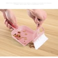 thumbnail image 4 of HOARBOEG Dustpan and Brush Set Handheld Dustpan and Brush Comfortable Grip Brush and Dustpan for Sofa Tabletop Bedroom Tent Cleaning for Cleaning Clearance, 4 of 6