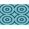 thumbnail image 1 of Ahgly Company Machine Washable Indoor Rectangle Transitional Teal Green Area Rugs, 6' x 9', 1 of 7