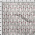 thumbnail image 3 of oneOone Viscose Jersey Fabric Swirl & Paisley Ikat Printed Craft Fabric BTY 60 Inch Wide, 3 of 5