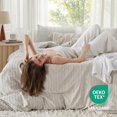 thumbnail image 4 of Housse de Couette Boho Format Grand Literie Boho Housse de Couette Grand Tuftée pour Toutes les Saisons Broderie Shabby Chic Literie Maison Couette Non Incluse ( x &#), 4 of 7